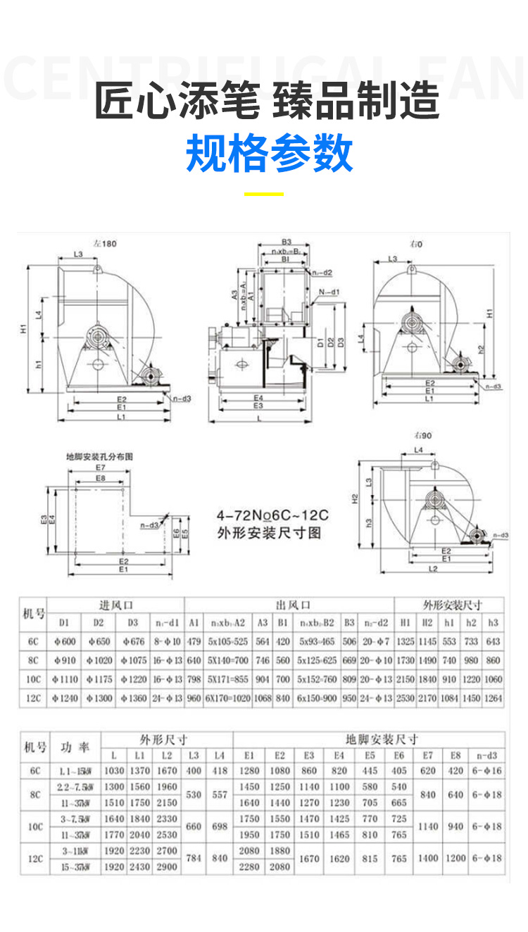 4-72C鍋爐引風(fēng)機(jī)風(fēng)量風(fēng)壓是多少？